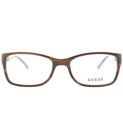 Guess E50 Womens Cat-Eye Eyeglasses Brown On Blue 52mm 3 Guess E50 Womens Cat-Eye Eyeglasses Brown On Blue 52mm