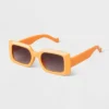 Women's Plastic Rectangle Sunglasses - A New Day™ -Women Fashion GUEST d1d9564e 10b4 440c b5bd 7cc45b1123b6