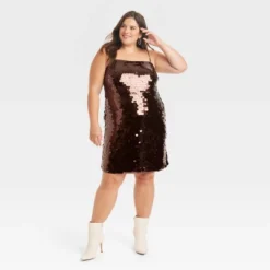 Women's Sleeveless Paillette Mini Party Shift Dress - A New Day™ -Women Fashion GUEST d4ca5061 b76e 468b 9f80 9d660814ebd6