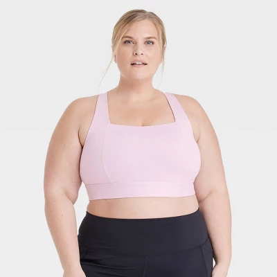 Women's Medium Support Square Neck Crossback Sports Bra - All In Motion™ 9 Women's Medium Support Square Neck Crossback Sports Bra - All In Motion™ - Image 7