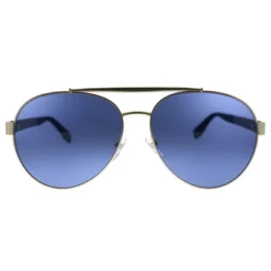 Marc Jacobs MARC 341/S KB7 Womens Aviator Sunglasses Black Gold 60mm