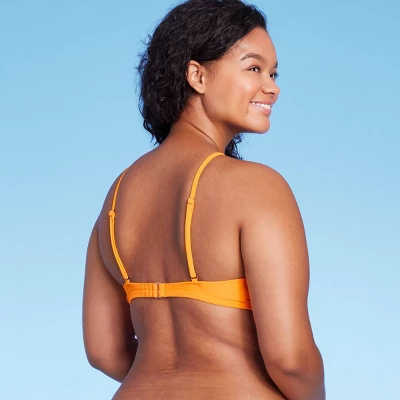 Women's Cut Out Cross Front Bralette Bikini Top - Wild Fable™ 3 Women's Cut Out Cross Front Bralette Bikini Top - Wild Fable™