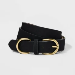 Women's Double Harness Metal Loop Belt - Universal Thread™ Black -Women Fashion GUEST ebd6d8ae c28b 4f7d 9f95 994e95a0779d