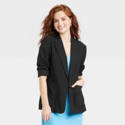 Women's Relaxed Fit Essential Blazer - A New Day™ Black 8 Women's Relaxed Fit Essential Blazer - A New Day™ Black -Women Fashion GUEST eebba536 cbd3 4391 b1f7 2fd2697fa4e0