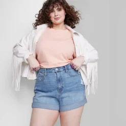 Women's Super-High Rise Rolled Cuff Jean Shorts - Wild Fable™ -Women Fashion GUEST f6664bc2 743e 40e9 9491 48de8e30e391