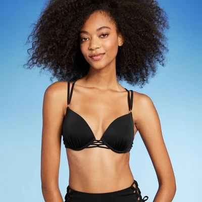 Women's Push-Up Double Strap Bikini Top - Shade & Shore™ 4 Women's Push-Up Double Strap Bikini Top - Shade & Shore™ - Image 2